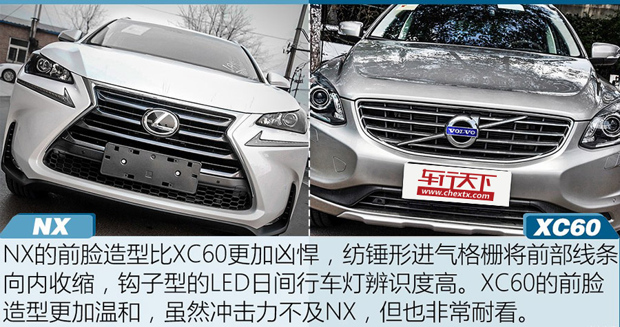 雷克萨斯NX和沃尔沃XC60非主流大PK 