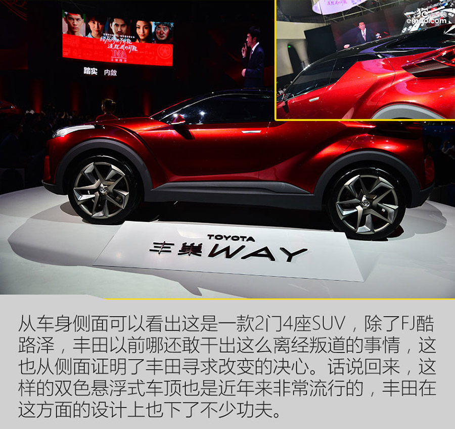 最不像丰田的丰田SUV 图解丰巢WAY概念车