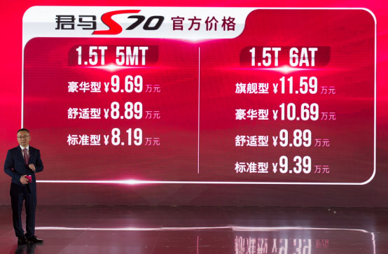 长安逸动/君马S70/传祺GA4同步上市 自主品牌开年领跑