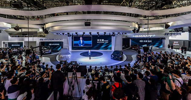 2020(第十六届)北京国际汽车展现代汽车展台
