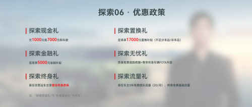 探索06优惠政策