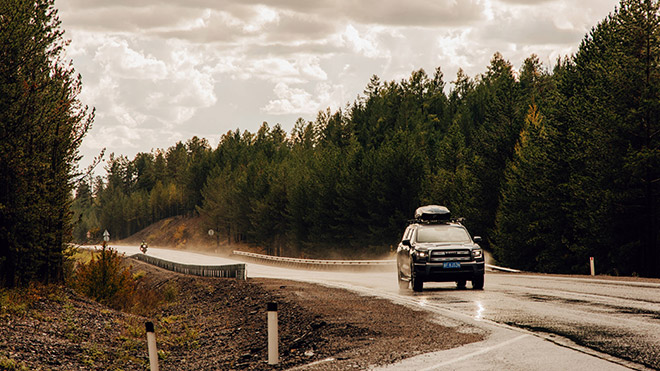 新哈弗H5 雨天穿越