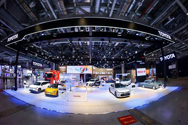 第七届进博会丰田展台 第七届进博会丰田展台