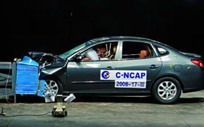 C-NCAP碰撞 伊兰特悦动以41.1分获四星