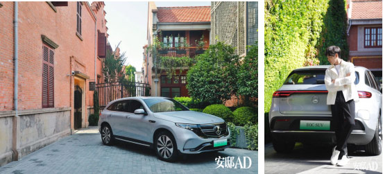 梅赛德斯-奔驰电动科技品牌EQ为AD CASA提供了全新EQC纯电SUV作为贵宾用车