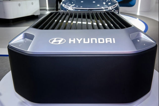 现代汽车氢燃料电池系统展示