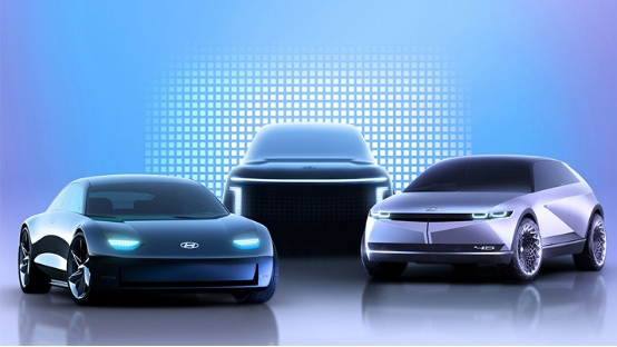 现代汽车于去年8月发布纯电动汽车专属品牌IONIQ艾尼氪，计划至2024年推出3款全新车型