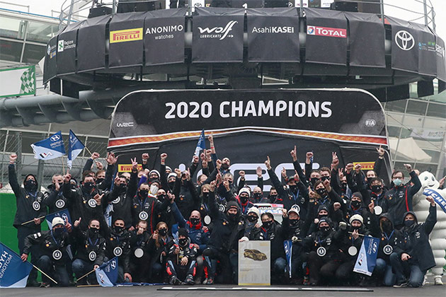 现代车队蝉联2020 WRC赛事冠军头衔