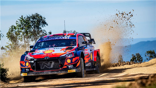 WRC葡萄牙站领先集团 现代汽车彰显硬核实力