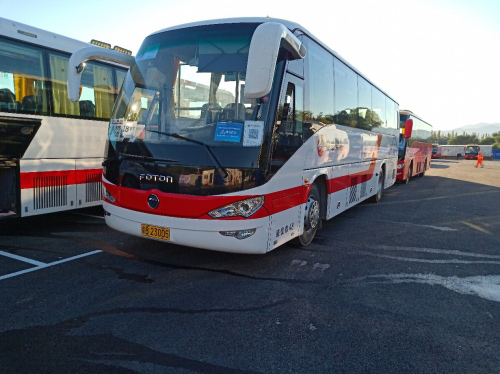 福田新能源和氢燃料大巴车将为冬奥会服务75天