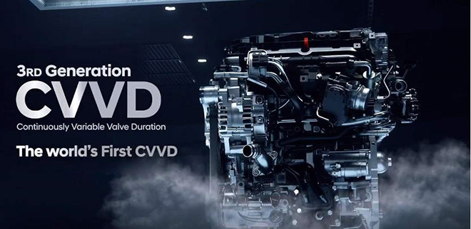 现代汽车推出CVVD技术并获得“沃德十佳