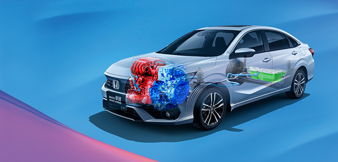 享域e:HEV搭载了Honda家族i-MMD双电机混合动力系统