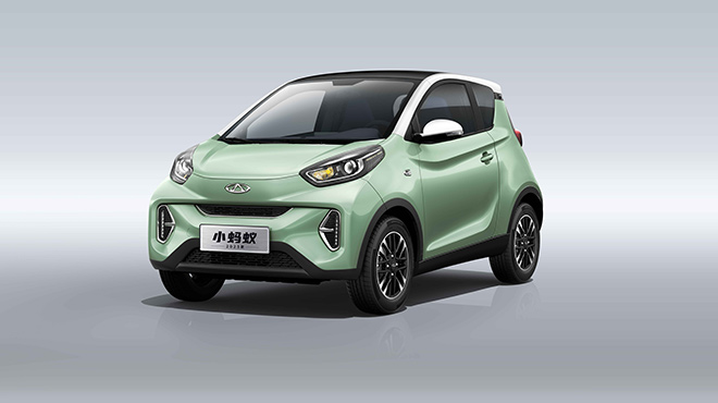 奇瑞小蚂蚁2023款上市绿色