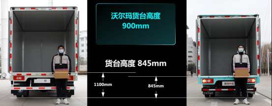 奥铃M卡845mm的行业最低货台