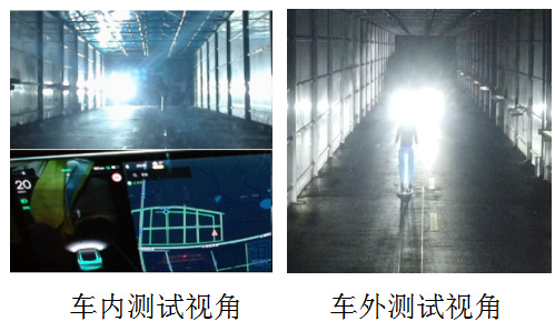 特斯拉Model3夜间逆光-行人纵向测试
