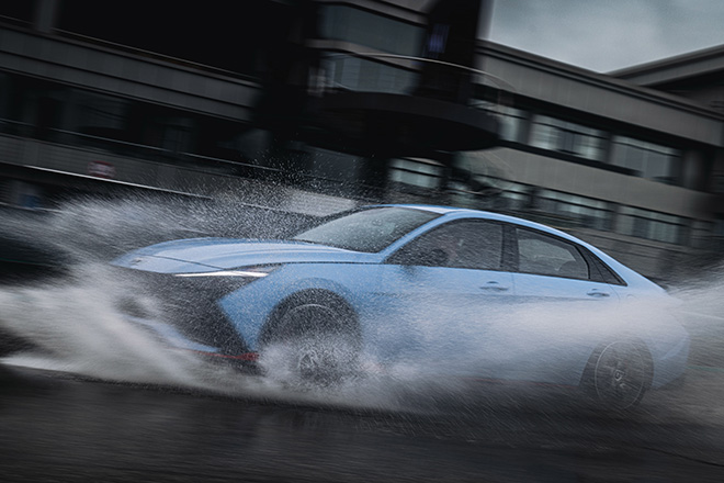 现代汽车高性能N品牌车型无论在何种天气条件下都能够从容驾驭