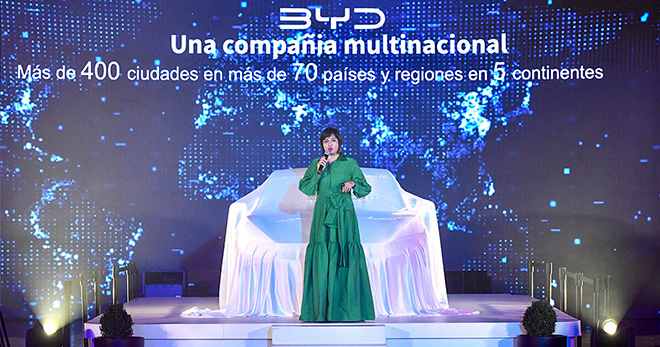 比亚迪智利国家经理Tamara Berríos