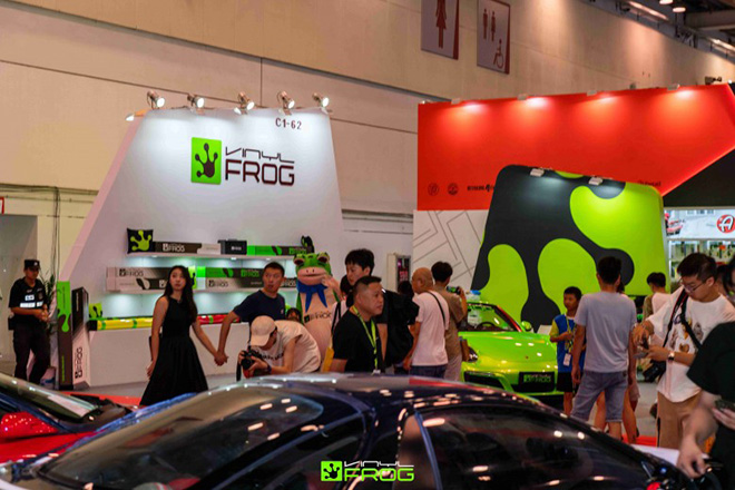 VINYLFROG青蛙改色膜车展现场 VINYLFROG青蛙改色膜车展现场