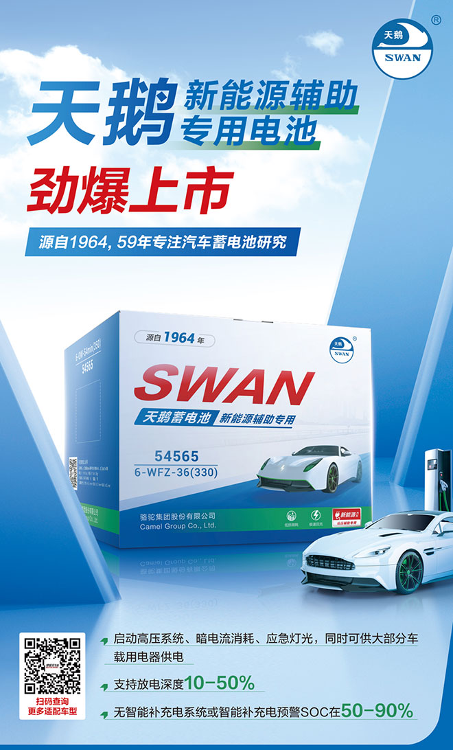 天鹅新能源辅助电池 新能源智能化的新选择