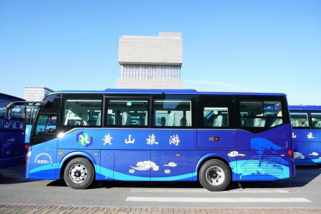 安凯N8、A8高端旅游客车交付黄山旅游交通