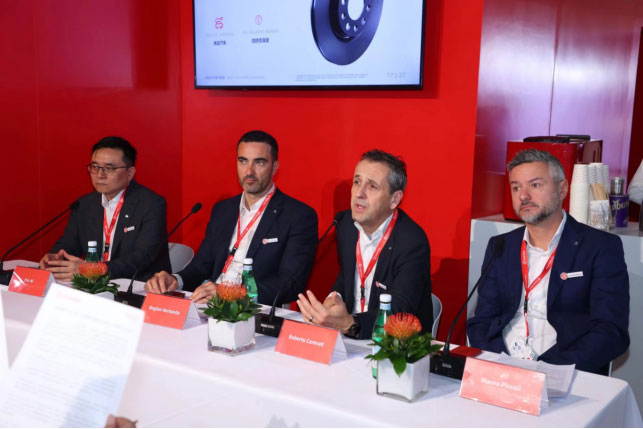 布雷博在法兰克福上海国际汽配展举行媒体发布会