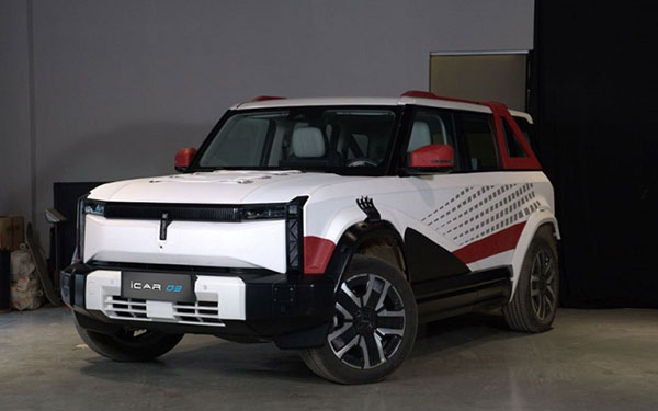硬派与时尚的CROSS OVER，iCAR 03潮鞋理念引领改装新选择