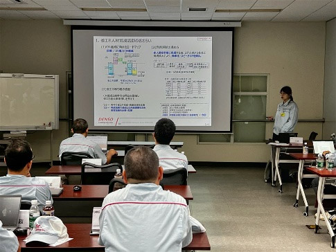 电装（广州南沙）有限公司碳中和节能体感教育培训活动现场