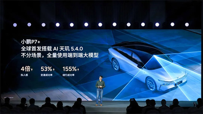 小鹏汽车发布AI天玑5.4.0系统 小鹏汽车发布AI天玑5.4.0系统
