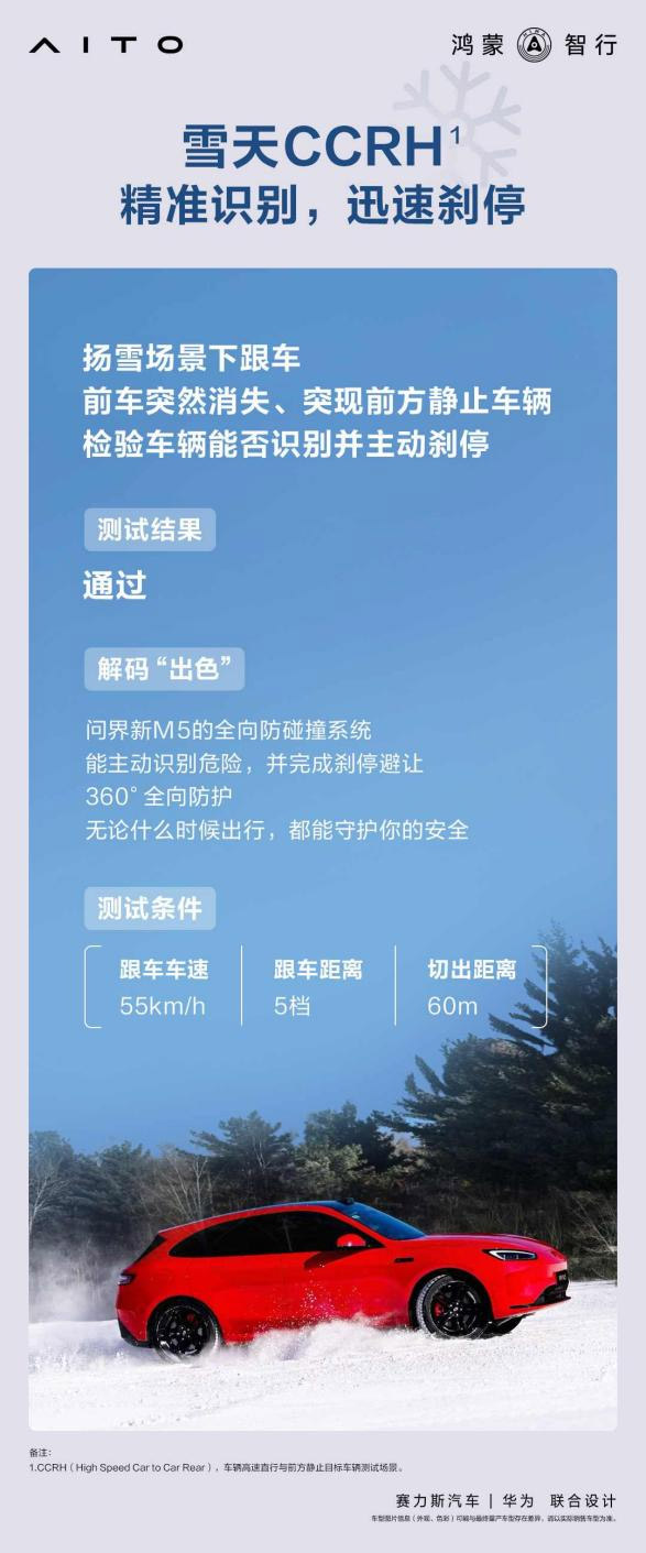 问界新M5 2024中汽中心牙克石冬测