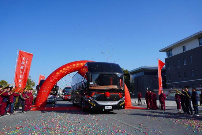 贺新春 启新程 安凯多款BUS驶向全球多国