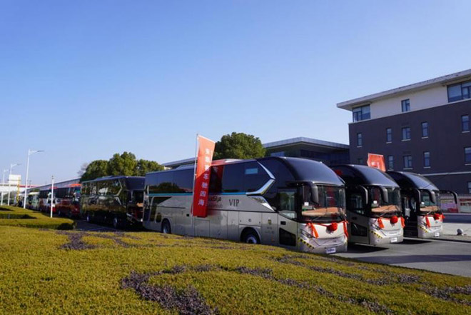 贺新春 启新程 安凯多款BUS驶向全球多国