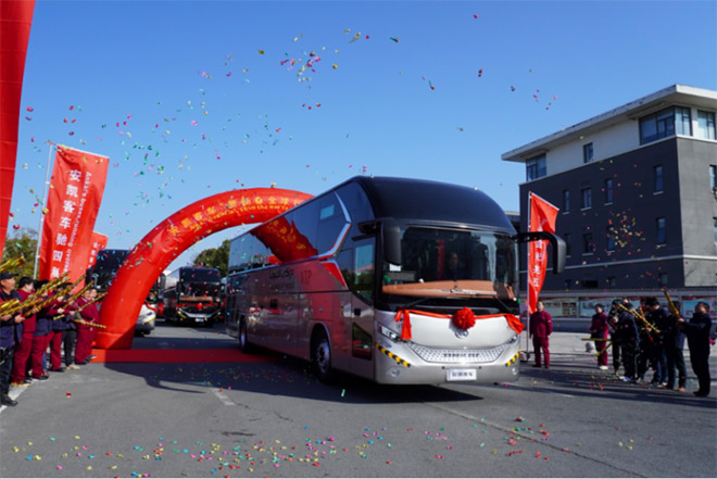 贺新春 启新程 安凯多款BUS驶向全球多国