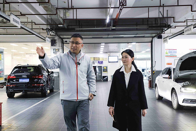 奥迪Q3车主廖丽宁 一汽奥迪客户关爱在行动