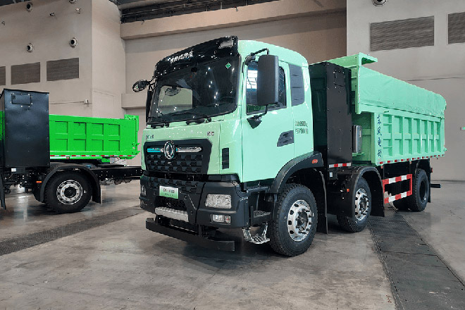 矿石运输新生态  东风KT9C 纯电自卸车