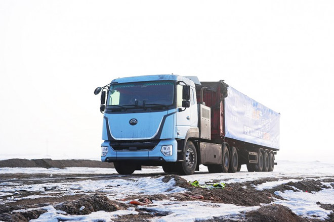 -25℃极寒 宇通增程重卡破解寒区运输痛点